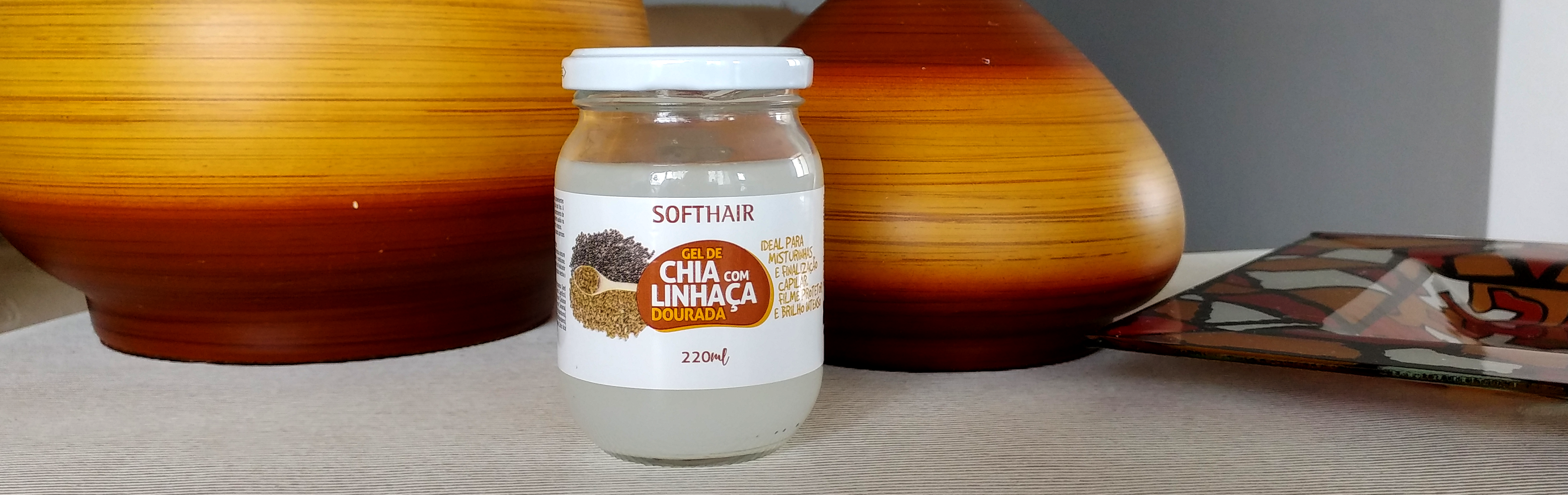 Resenha Gel de Chia com Linhaça Dourada - Soft Hair