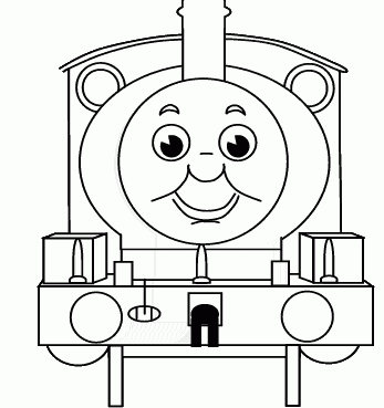 Thomas the train coloring pages