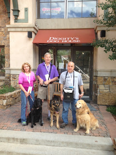 Gena, Mike and Scott Hegle ready to explore with Sendero GPS