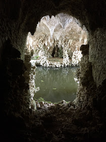 View from inside the crystal grotto, Painshill