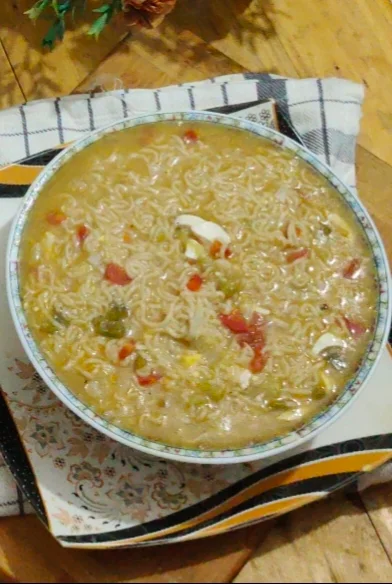 chicken soupy noodles