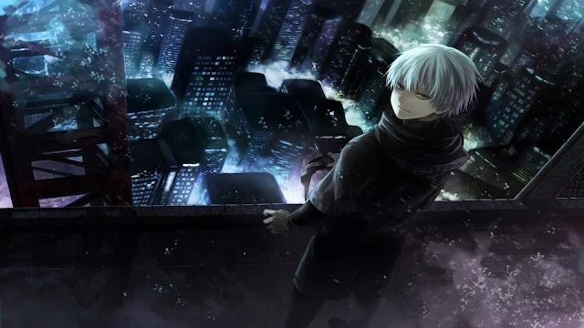 Ghoul in the Building Tokyo Ghoul Anime wallpaper. 