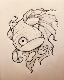 07-Fish-Creature-Drawings-Karrit-Moss-www-designstack-co