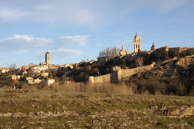 Vistas desde la Iglesia de la Vera Cruz, Segovia