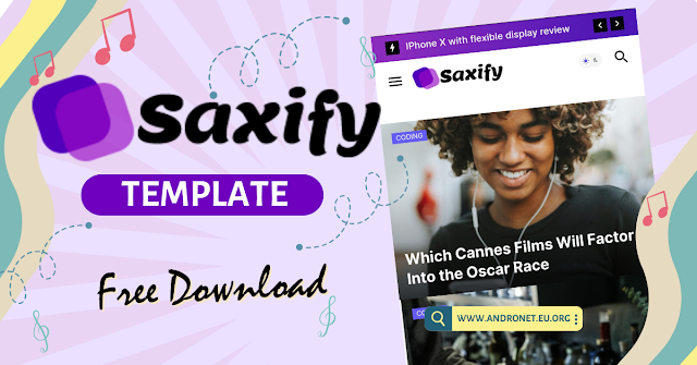 Template blogger Saxify