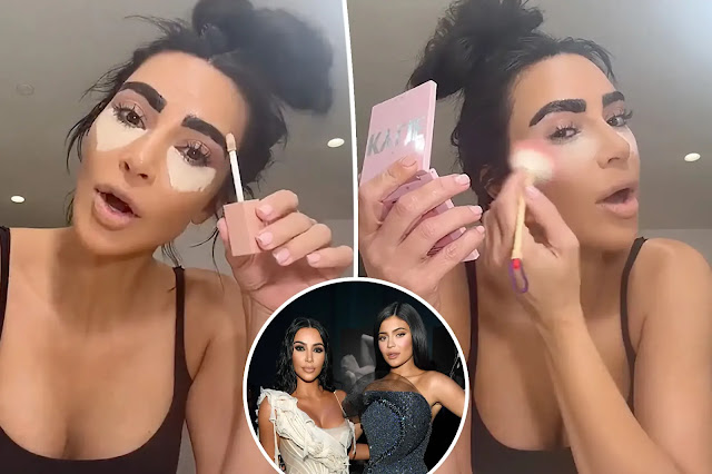Kim Kardashian uses Kylie Jenner’s products for ‘bad makeup’ TikTok