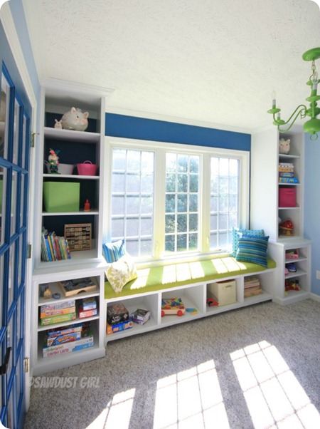 built in window seat