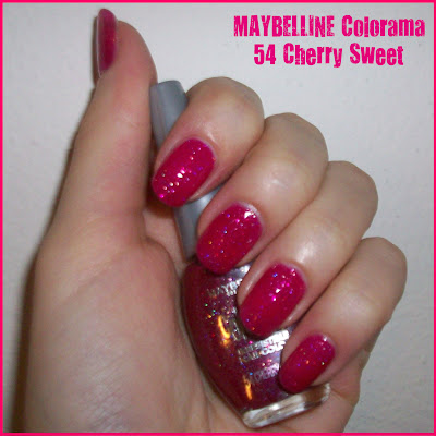 Swatch: MAYBELLINE Colorama No. 54 "Cherry Sweet"