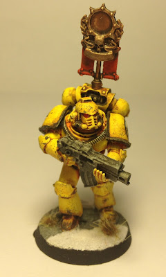 Pre-Heresy Imperial Fists Mark IV Vexilla