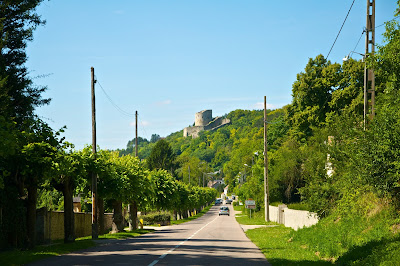 Chateau de la Roche Guyon, Route de Bray, France www.thebrighterwriter.blogspot.com