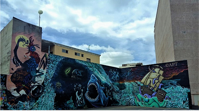 Hobart Street Art | Mural by Chooka, Aedan Howlett, Seven, Odi, Lukan Smith