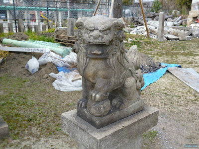 姫嶋神社金刀比羅宮狛犬