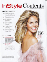 Heidi Klum InStyle US February 2010