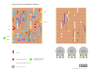 PEDALPCB HARMONIC TREMOLO - GUITAR VERO LAYOUT