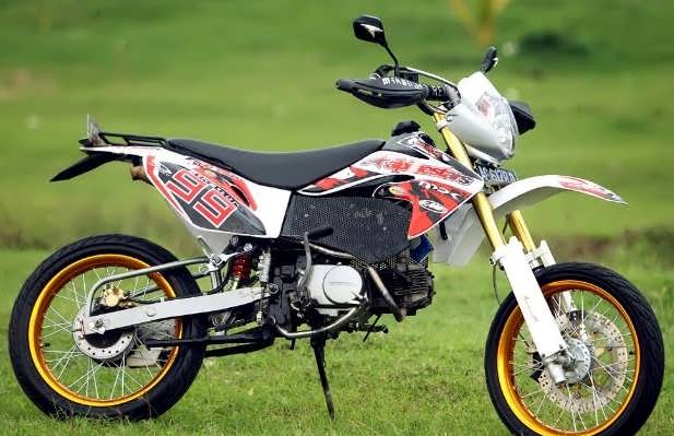 Cara dan Gambar Modifikasi Shogun 110 Jadi Trail Dan 