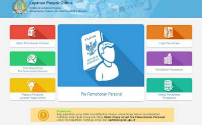 Langkah-Langkah Pembuatan Paspor Online 