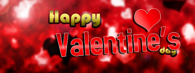 Facebook Timeline Cover Design template - Happy Valentines day