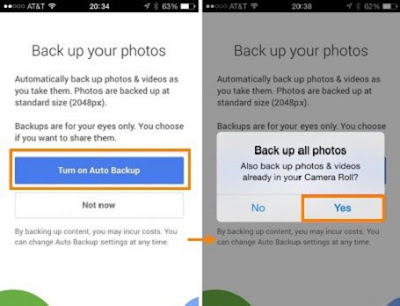 Transfer pictures from Android to Android with Google Plus