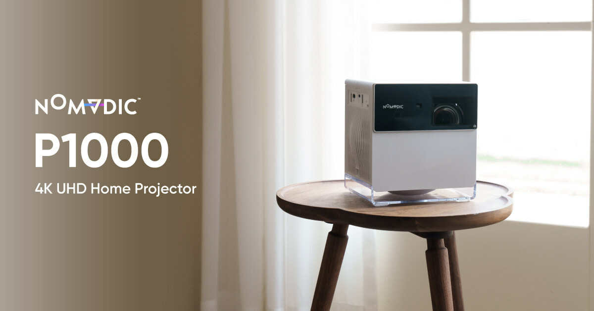 NOMVDIC Introduces P1000 4K UHD Home Projector