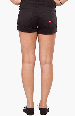 dickies shorts for girls black