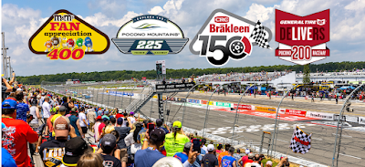 Pocono #NASCAR Weekend Schedule