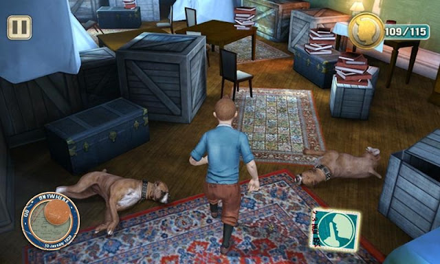 The Adventures of Tintin, android game