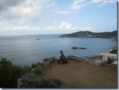 View of Marigot Bay from Fort Luis