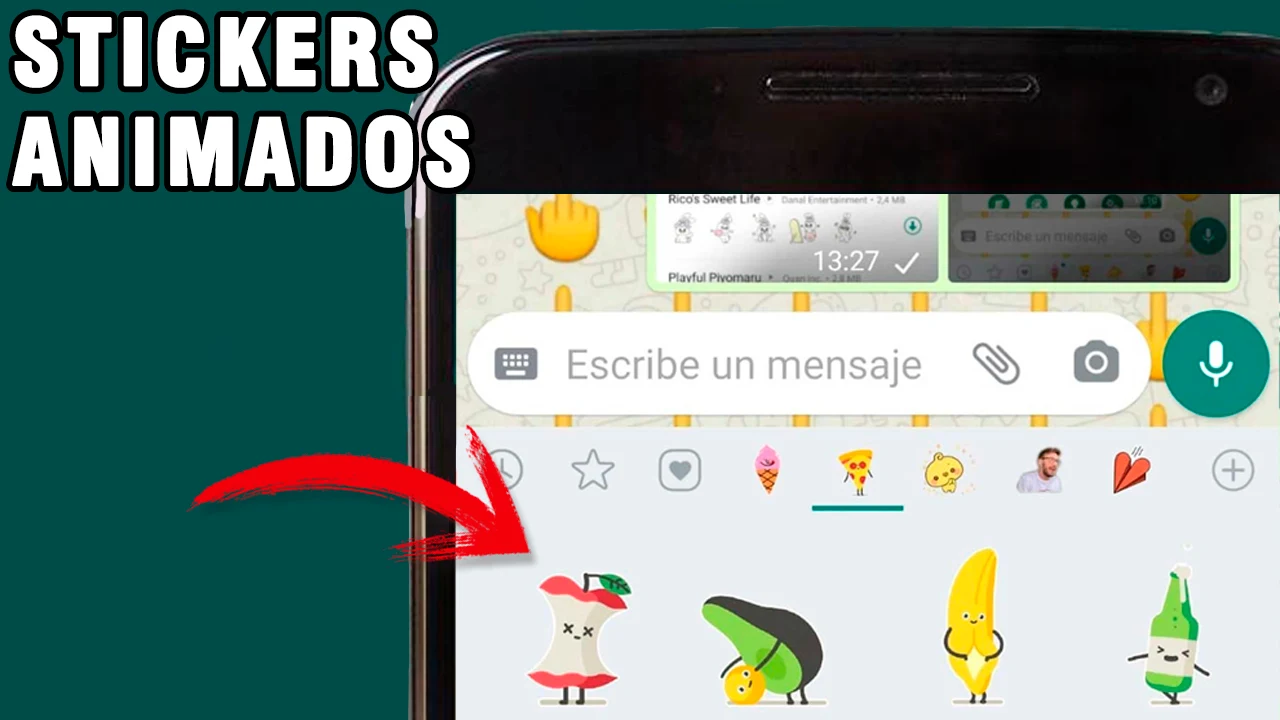 cómo activar los Stickers animados en WhatsApp