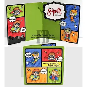 Sunny Studio Stamps: Super Duper Customer Card by Frances Byrne