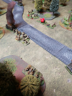 The Japanese infantry close assault