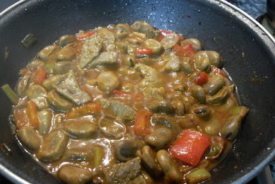 Sofrito de verduras con ternera