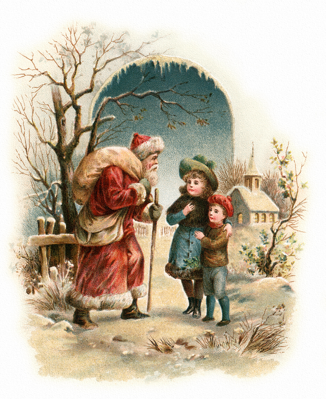 More Retro Santa Claus art – The Long Goodbye