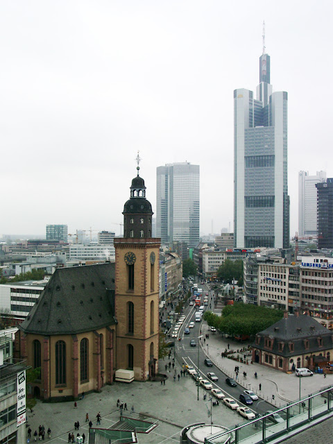 Katharinenkirche, St. Catherine's Church and Commerzbank Tower, An der Hauptwache, Frankfurt