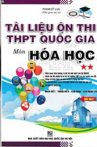 Tài Liệu Ôn Thi THPT Quốc Gia Môn Hoá Học Tập 2 - Phạm Sỹ Lựu