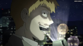 モブサイコ100アニメ 2期13話 霊幻新隆 れいげん Reigen Arataka CV.櫻井孝宏 | Mob Psycho 100 Episode 25