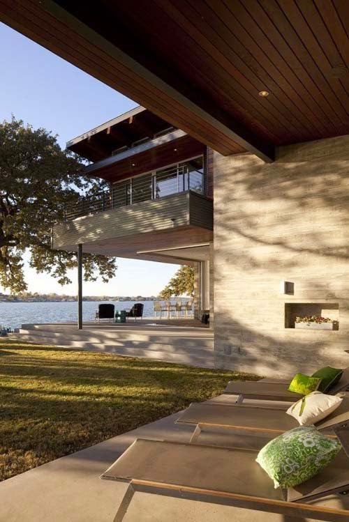 Contemporary Lake house design by Dick Clark+Associates