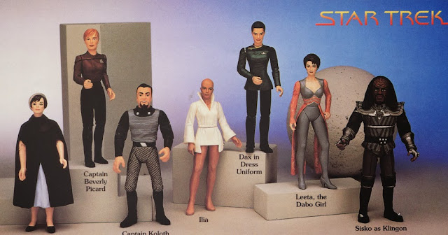 Star Trek Playmates Warp Factor Action Figure Promo Advertisement