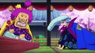 ワンピースアニメ 976話 傳ジロー DENJIRO 居眠り狂死郎 丑三つ小僧 赤鞘九人男 ONE PIECE Episode 976