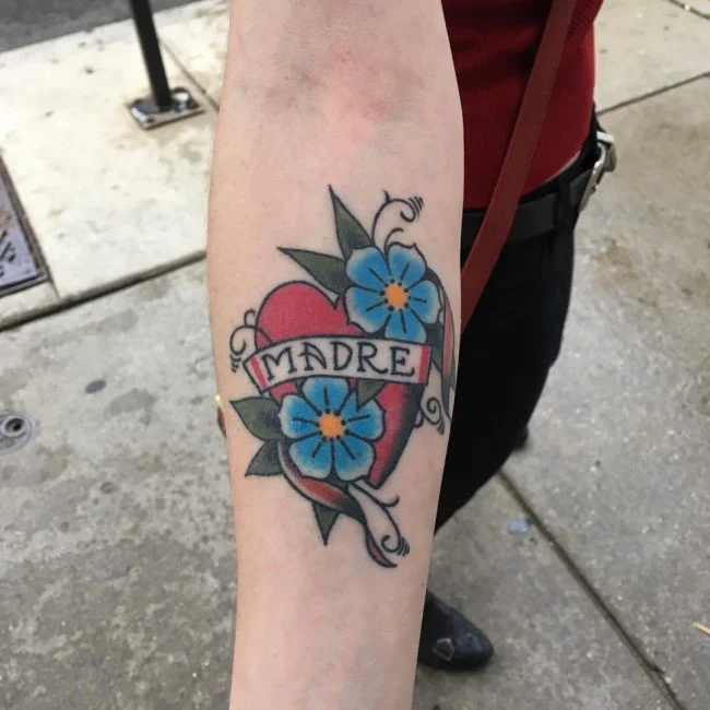 tatuaje dedicado a una madre