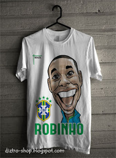 Kaos Karikatur Robinho