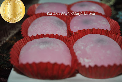 PATYSKITCHEN: RED BEAN MOCHI / MOCHI KACANG MERAH