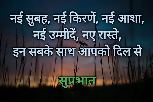 good morning images and quotes in hindi