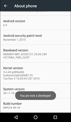 Enabling USB Debugging on an Android Device