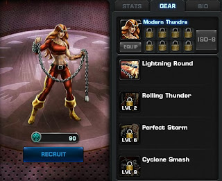 Thundra's gear