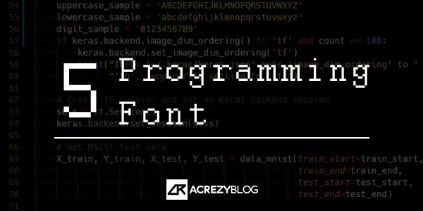 5 Programming Font Terbaik