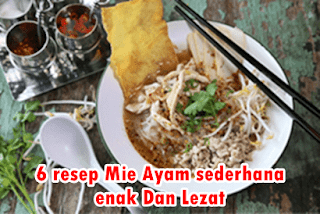 Resep Mie Ayam sederhana