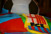 FC Barcelona Football Cake (barcelona football cake )