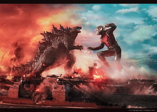 Antman vs Godzilla