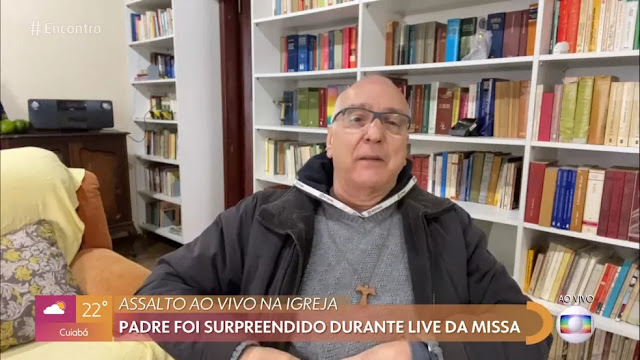 Padre Ramiro Mincato concede entrevista no Encontro na Globo