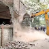 गाजीपुर में गरजा सरकारी बुलडोजर; अवैध निर्माण को किया गया ध्वस्त
